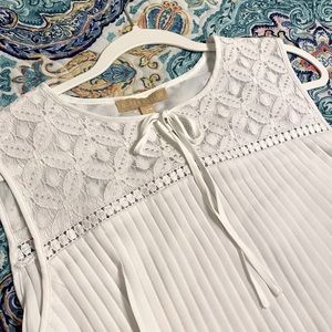 Beautiful white pleated top